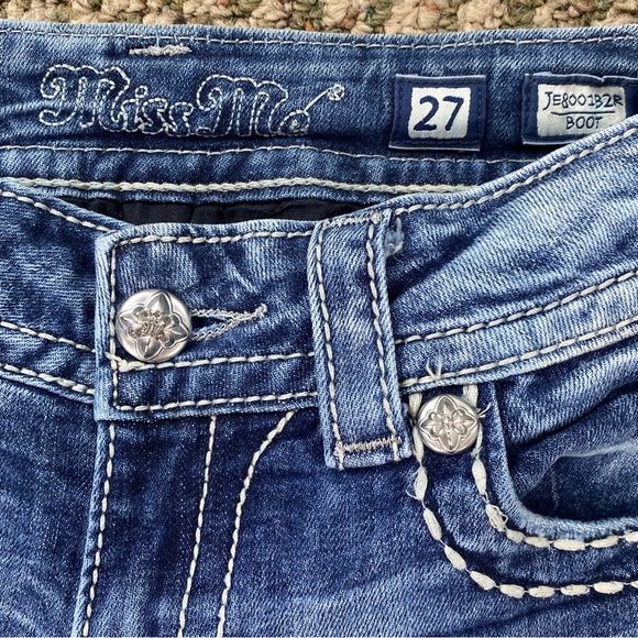 Miss Me Womans Jeans Size 27 JE8901B2R Boot - Picture 3 of 6